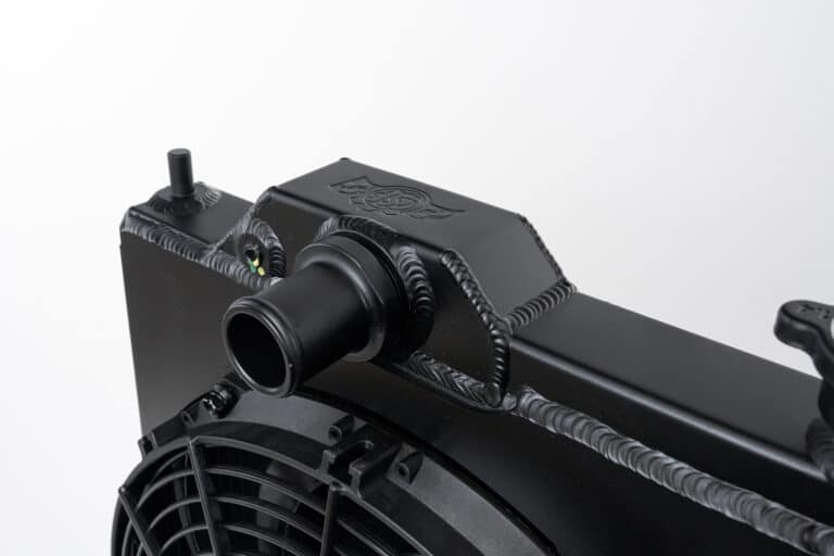 CSF Race Mitsubishi Evo Black Full Size Slim High-Performance Radiator - CSF #7075B