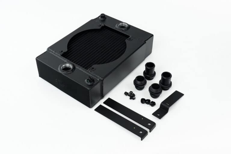 CSF Race The King Cooler Black Ultimate Drag Race Radiator - CSF #7065B