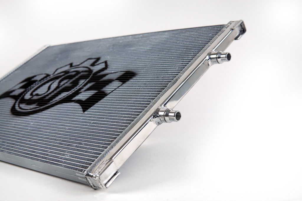 Mercedes Benz E63 / CLS63 / SL63 / SLS AMG Front Mount Heat Exchanger Water Inlet and Outlet - 8197