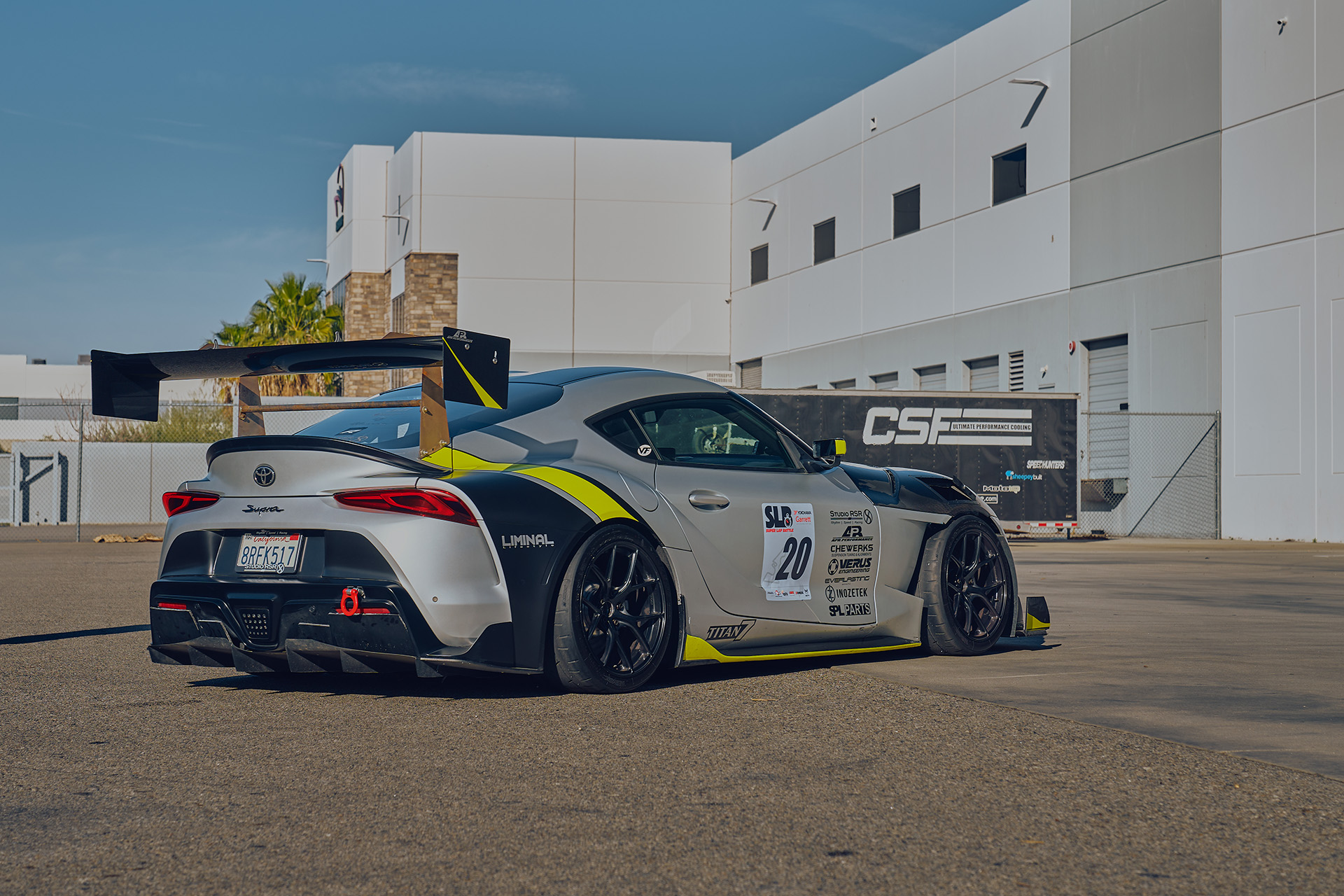 Studio RSR Silver Supra at CSF