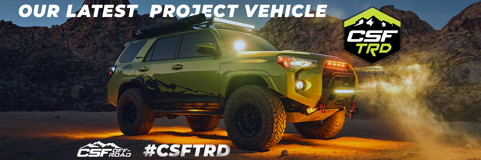 CSF TRD 4Runner - Lime Rush Green - Blog Feature Image