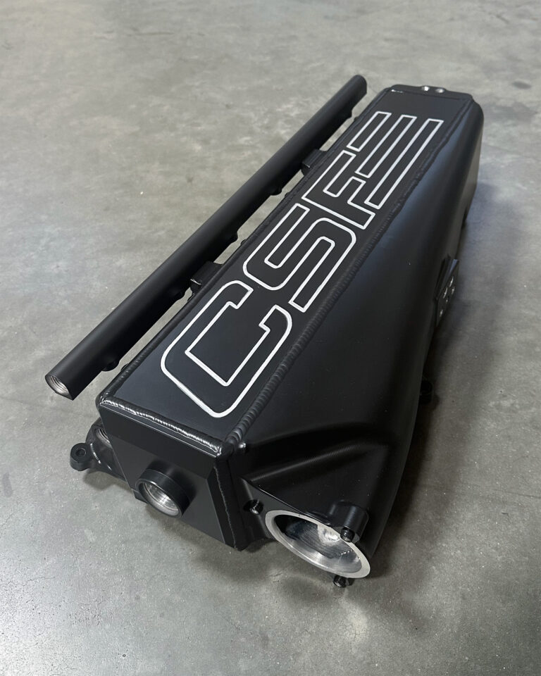 CSF Race 8400 Custom Color Finish: Thermal Black w/ Silver Pinstriping - CSF #8400